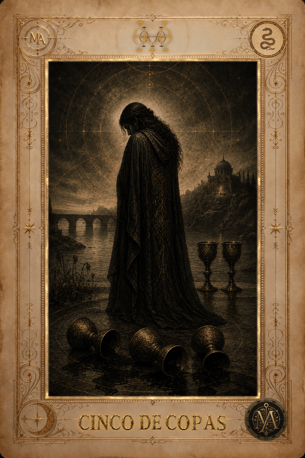 Cinco de Copas — Tarot Marcelo Arkan