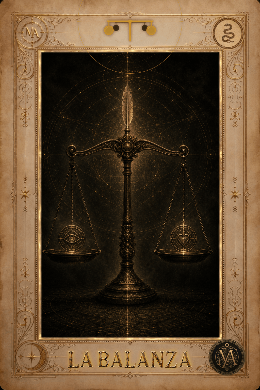 La Balanza — Tarot Marcelo Arkan