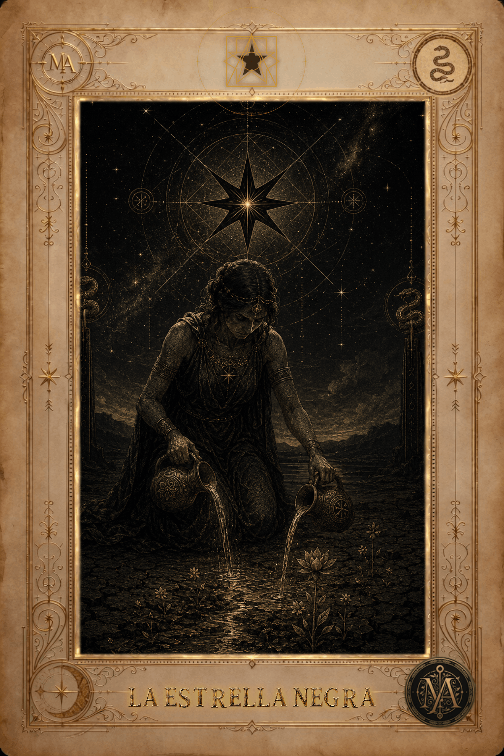 La Estrella Negra — Tarot Marcelo Arkan