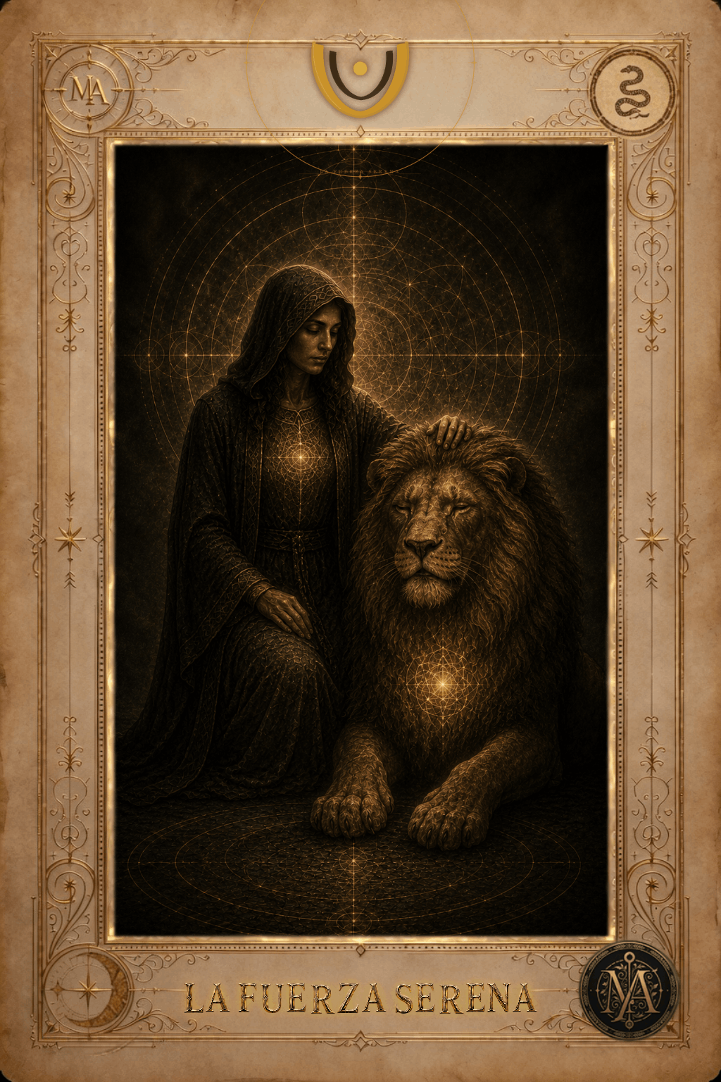 La Fuerza Serena — Tarot Marcelo Arkan