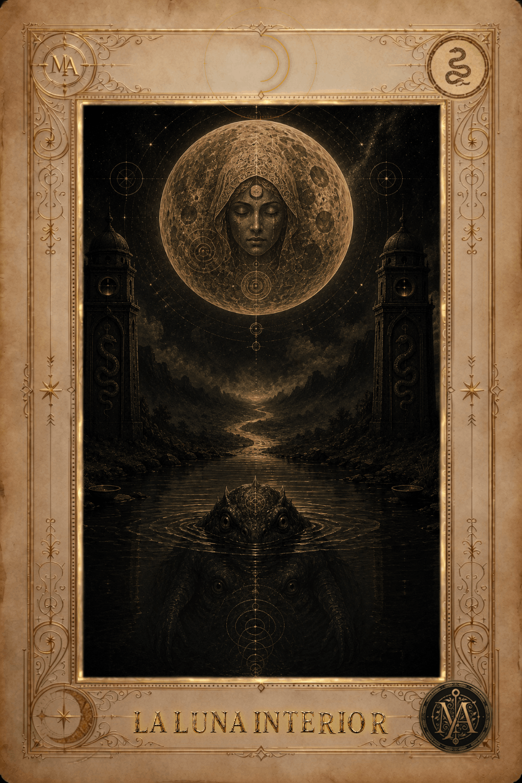 La Luna Interior — Tarot Marcelo Arkan